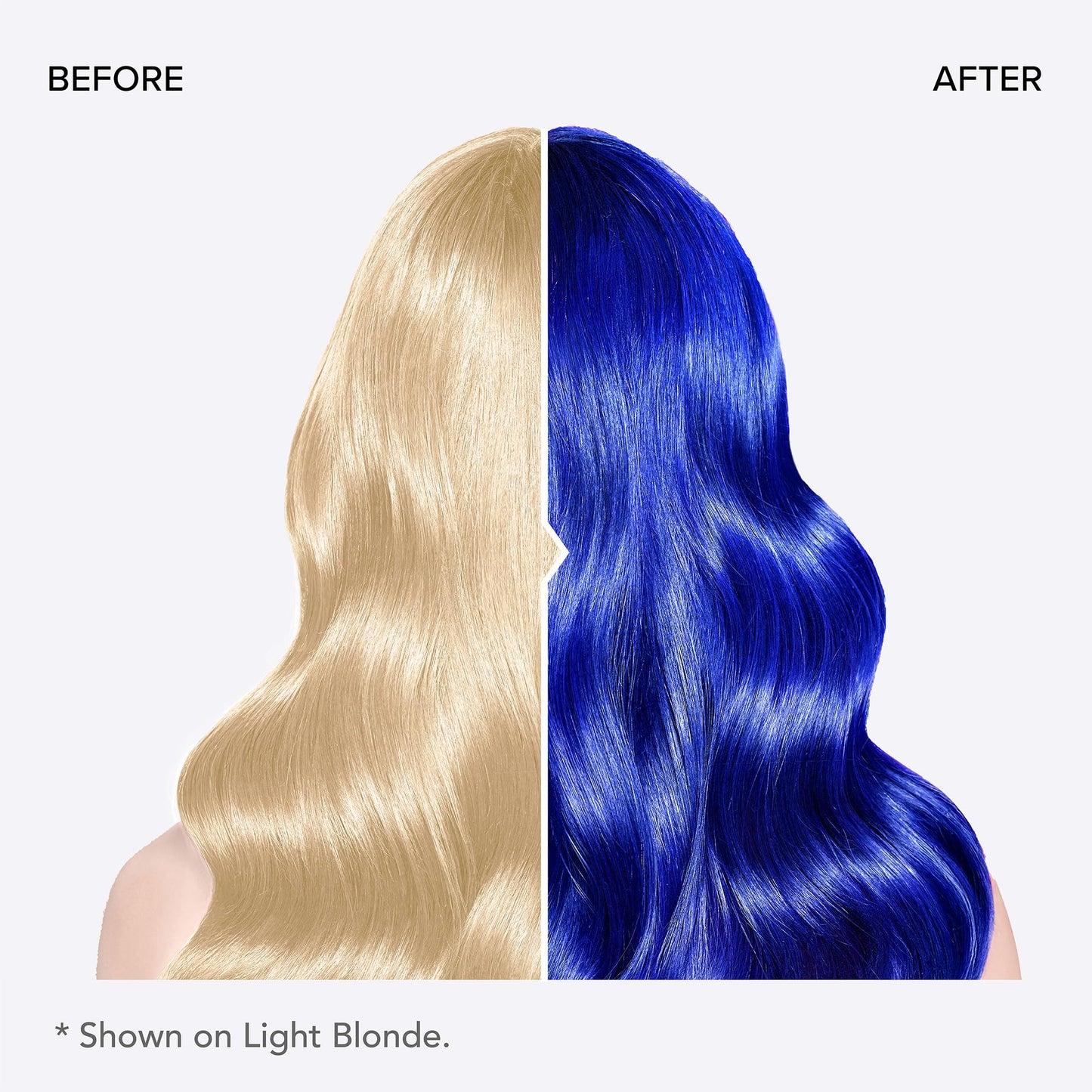 Splat Blue Envy Semi Permanent Hair Dye Kit with Bleach, 1 Application, Includes Blue Hair Dye, Oxide & Bleach Powder, Vegan & Cruelty Free Hair Color