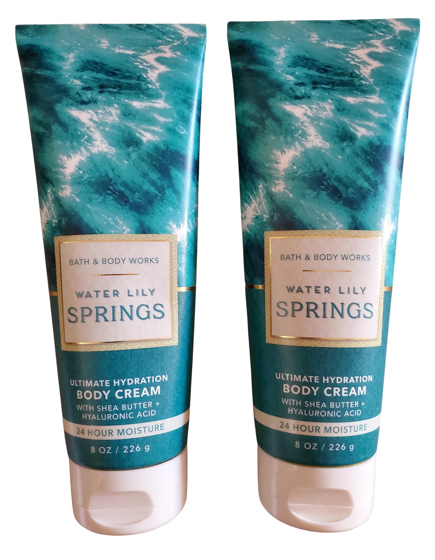 Bath & Body Works Water Lily Springs Ultimate Hydration Body Cream 8 Ounces Pack of 2