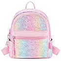 mibasies Mini Backpack for Girls Kids Rainbow Purse Dance Bag for Girls Gifts age 2 3 4 5 6 7 8 yrs