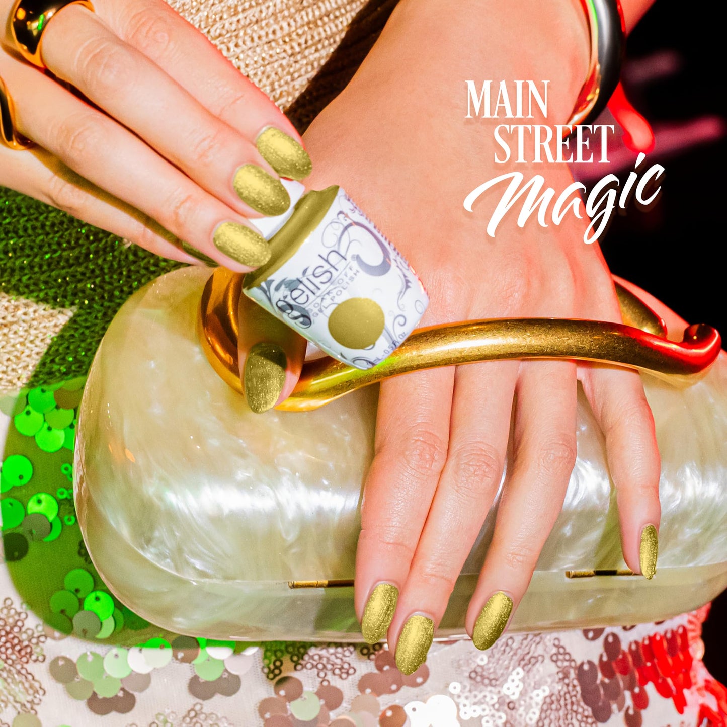 Gelish Living Our Life Collection TPO-Free Gel Nail Polish - Main Street Magic, 15mL Beauty & Personal Care Gelish