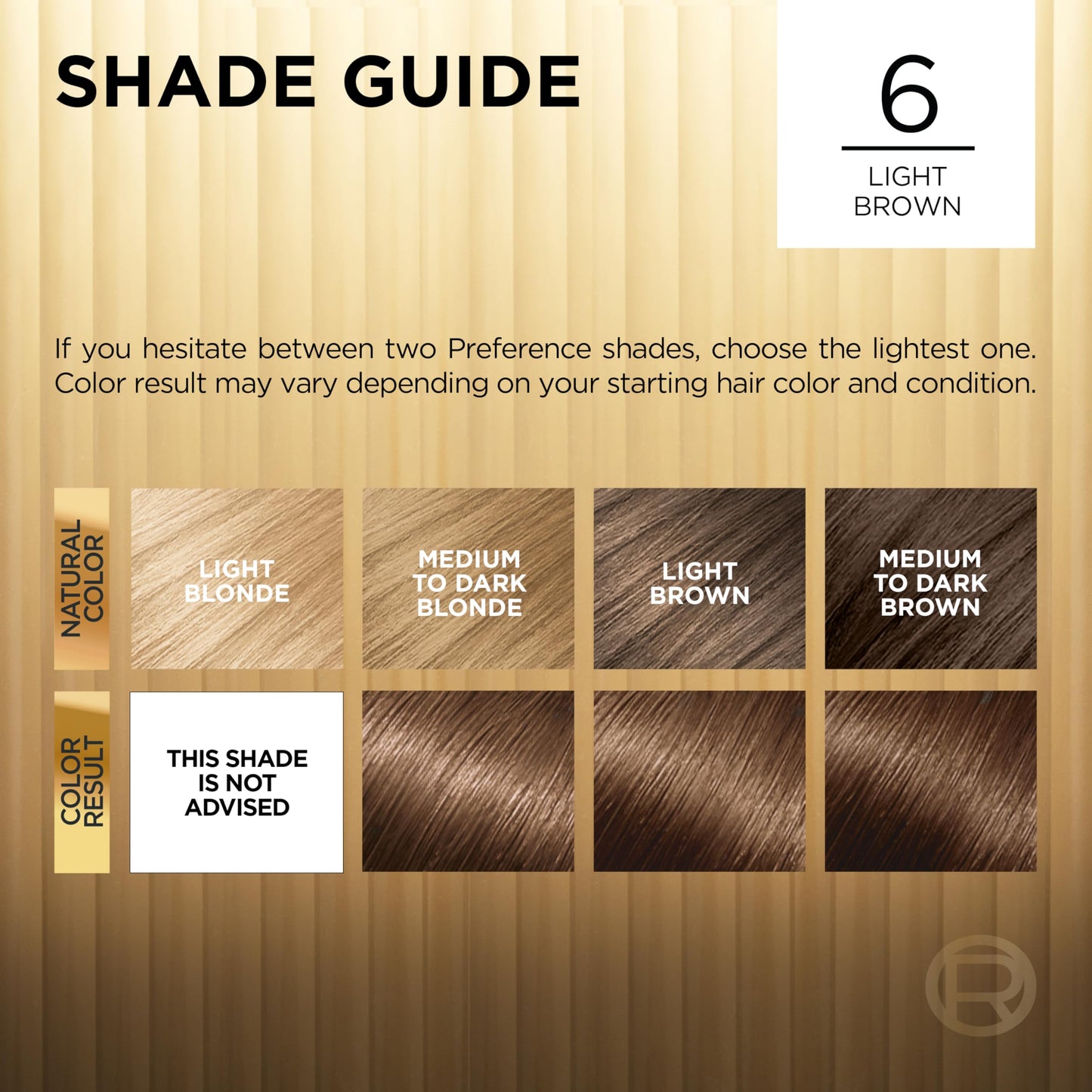 L’Oreal ParisSuperior Preference - 6 Light Brown (Natural) 1 Each