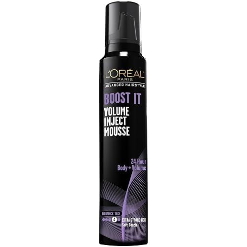 L'Oréal Paris Advanced Hairstyle BOOST IT Volume Inject Mousse, 8.3 oz.