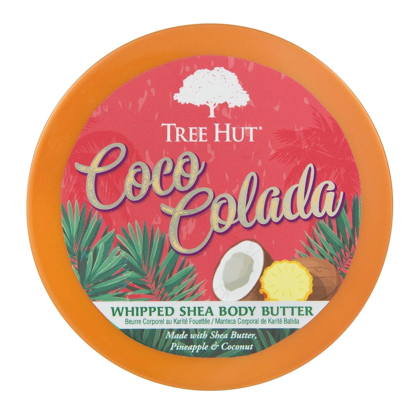 Tree Hut Coco Colada Whipped Shea Body Butter, Hydrating & Nourishing Body Lotion with Natural Oils, Moisturizer for Soft & Smooth Skin, 8.4 Oz