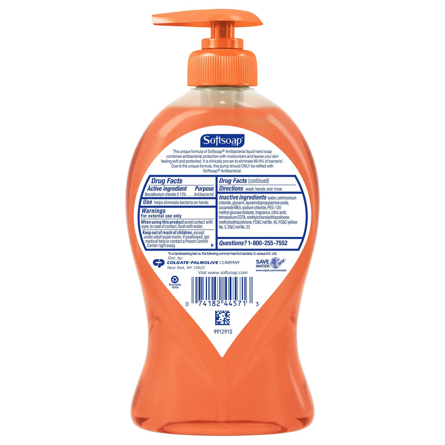 Softsoap Liquid Hand Soap Pump, Antibacterial Crisp Clean, 11.25 Ounce Each (Value Pack of 9) Beauty & Personal Care Softsoap