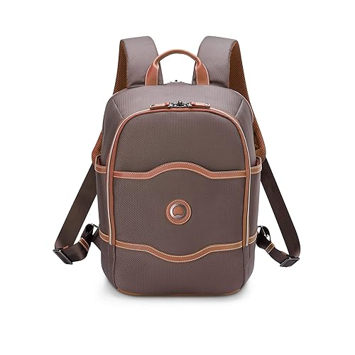 DELSEY PARIS Chatelet 2.0 Travel Laptop Backpack, Chocolate Brown