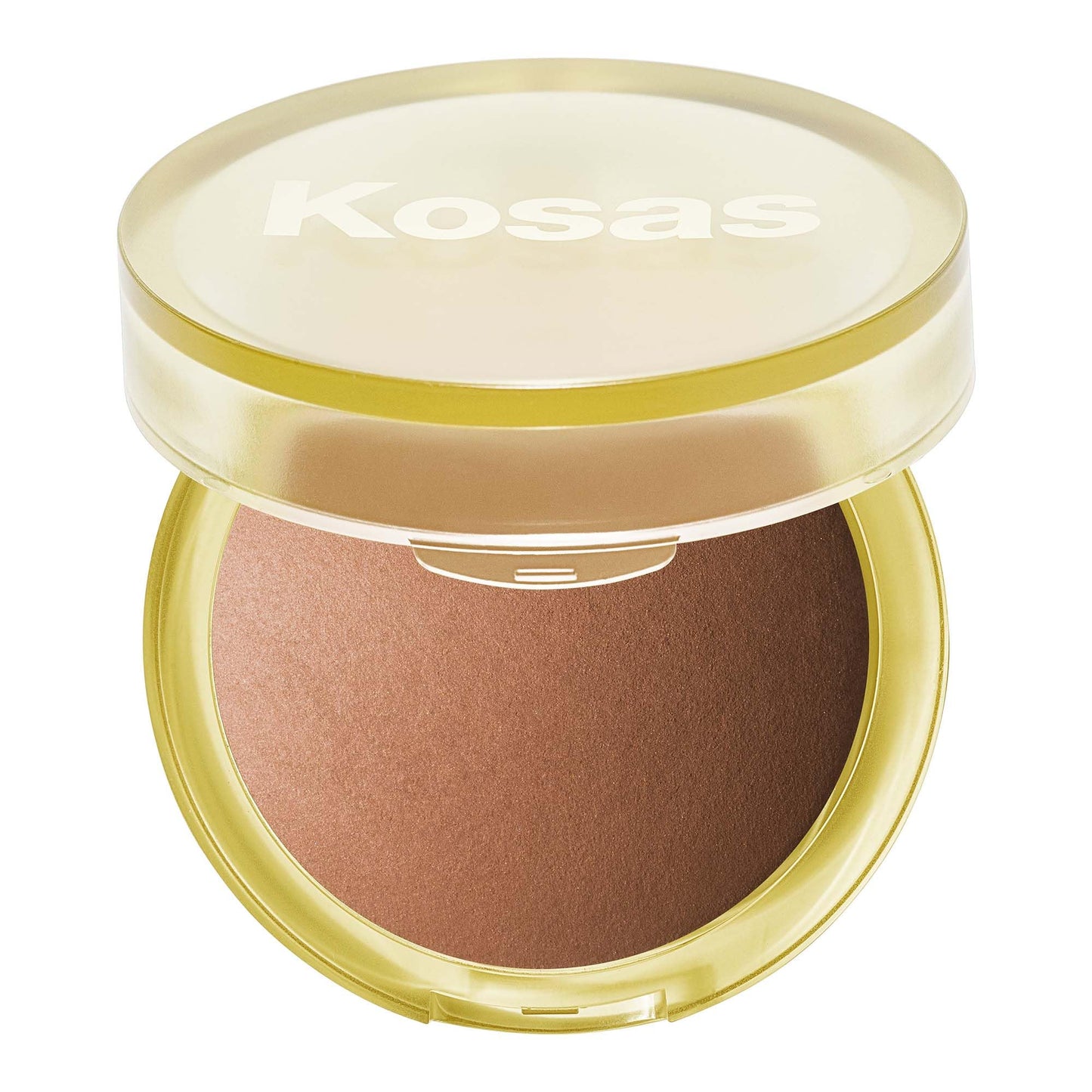Kosas The Sun Show Glowy Warmth Baked Bronzer - Talc-Free Powder Bronzer for Face, Buildable Color, Natural Glow, Lightweight Finish, Escape