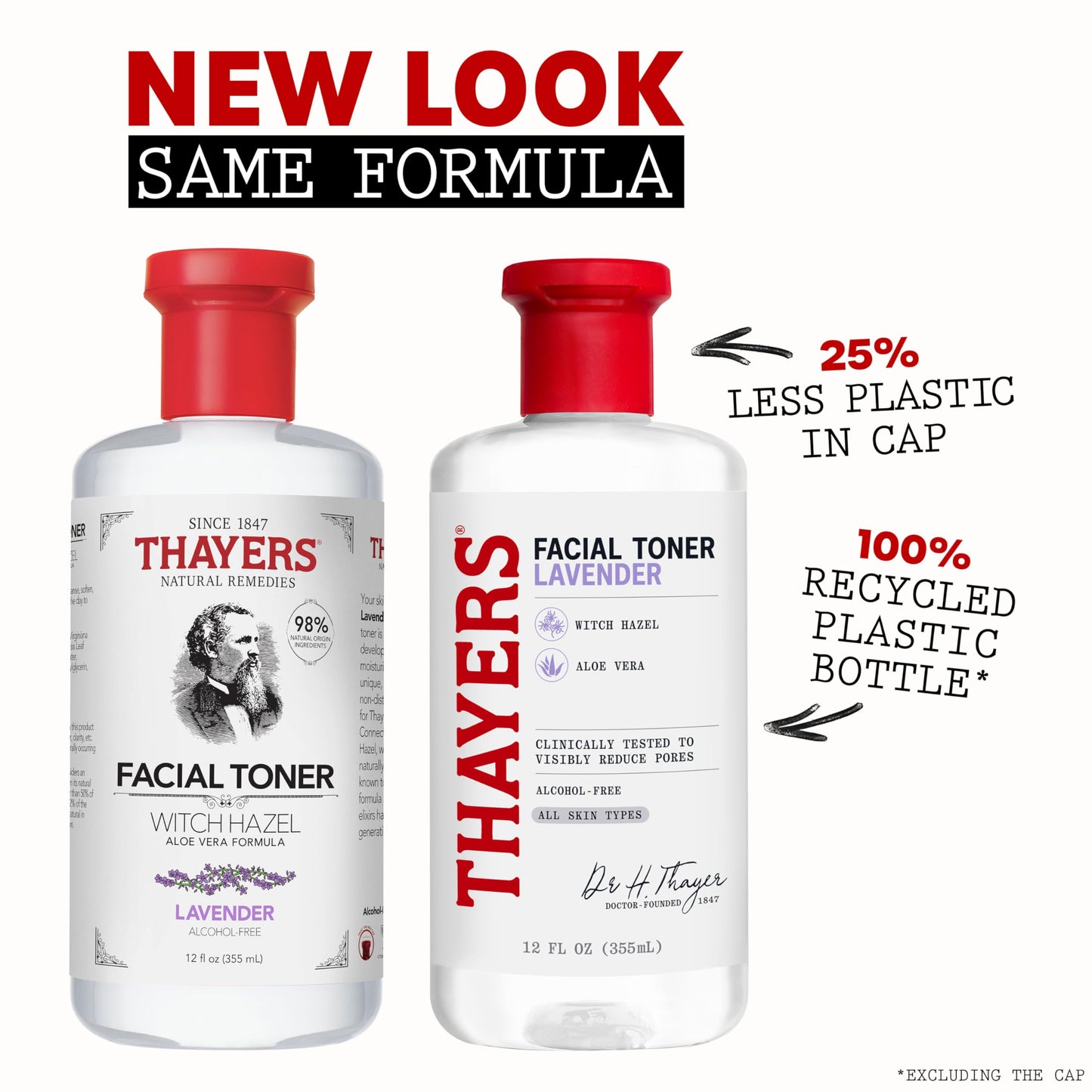 Thayers Alcohol-Free Witch Hazel with Organic Aloe Vera Formula Toner, Lavender 12 oz (Pack of 5)