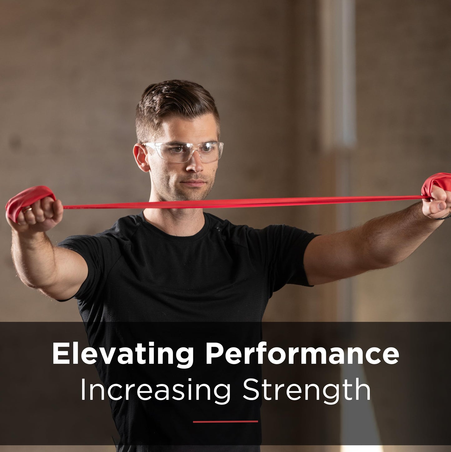 THERABAND Professional Latex Resistance Bands For Rehabilitation, Portable Fitness and Workout, Home Exercise, 5 Foot, Red, Medium, Level 3,…