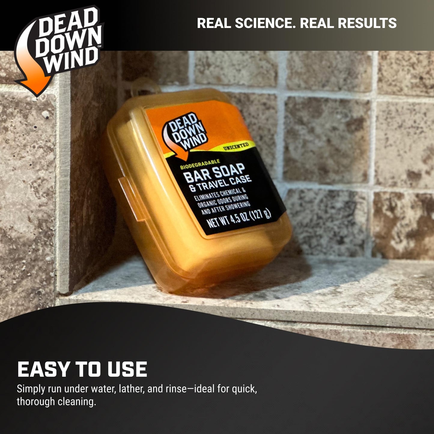 DEAD DOWN WIND 12002 Bar Soap with Travel Container (4.5oz)