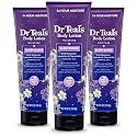 Dr Teal's Sleep Body Lotion, 24-Hour Moisture, with Melatonin, Lavender & Chamomile Essential Oils, 8 fl oz (Pack of 3)