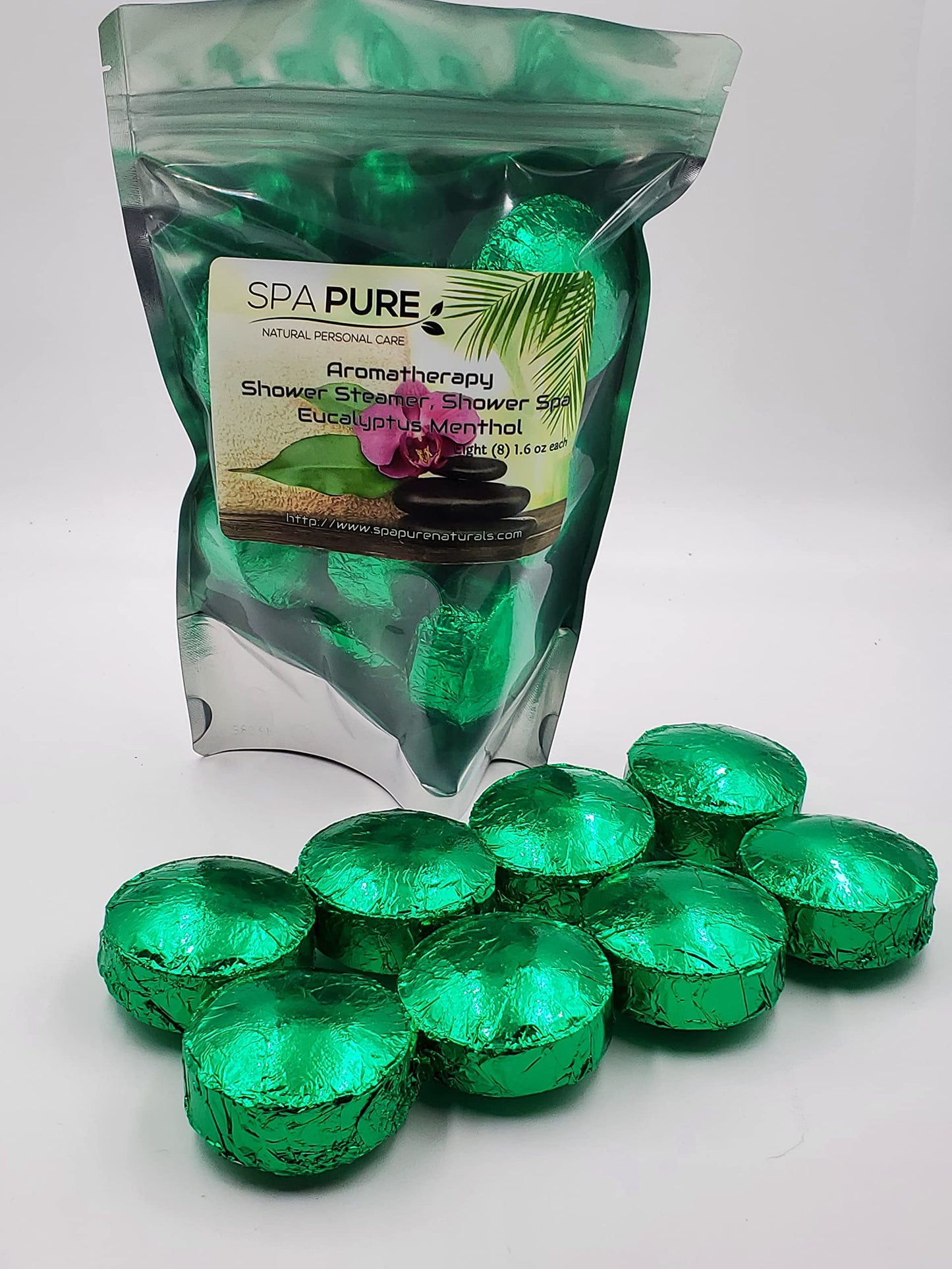 Spa Pure Menthol Aromatherapy Shower: Steamers Tablets Bombs With 100% Natural/Organic Essential Oils - Transform Your Shower - Transform Your Mood…