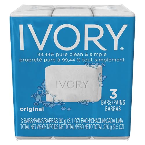 (Case of 24 Packs, White) - Ivory 12364 White Soap Bath Bar, Individually Wrapped, 90ml (Case of 24 Packs, 3 per Pack)