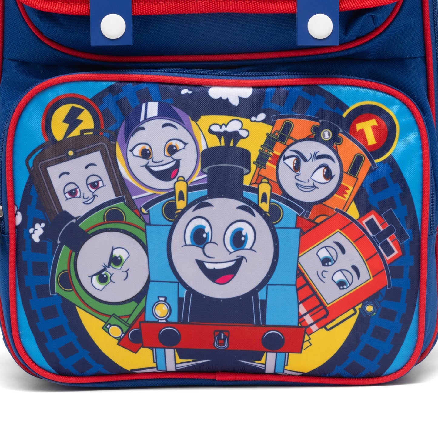 Ruz - Thomas and Friends Large School backpack with Padded Back and Adjustable Straps, Blue, A28253