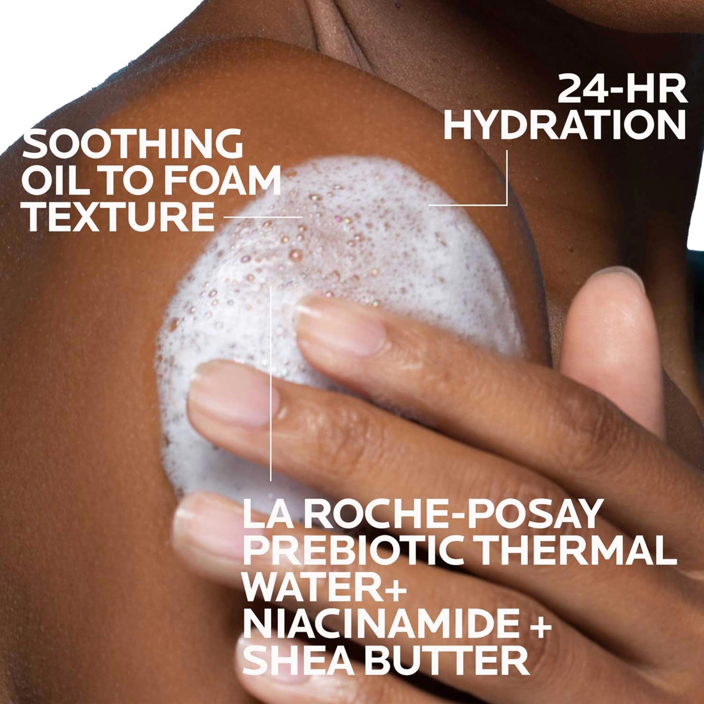 La Roche-Posay Lipikar AP+ Gentle Foaming Cleansing Oil, Gentle Oil Cleanser for Face and Body Formulated with Niacinamide, Long-Lasting 24-hour Beauty and Personal Care La Roche-Posay
