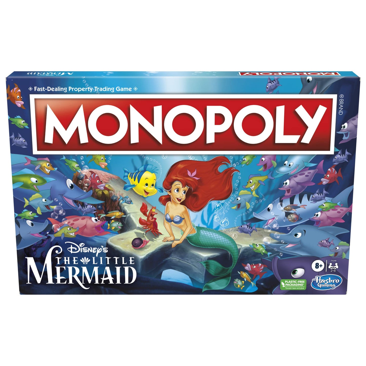 Monopoly Hasbro Gaming Disney's The Little Mermaid Edition Board Game, 2-6 Players for Family and Kids Ages 8+, with 6 Themed Tokens (Amazon…