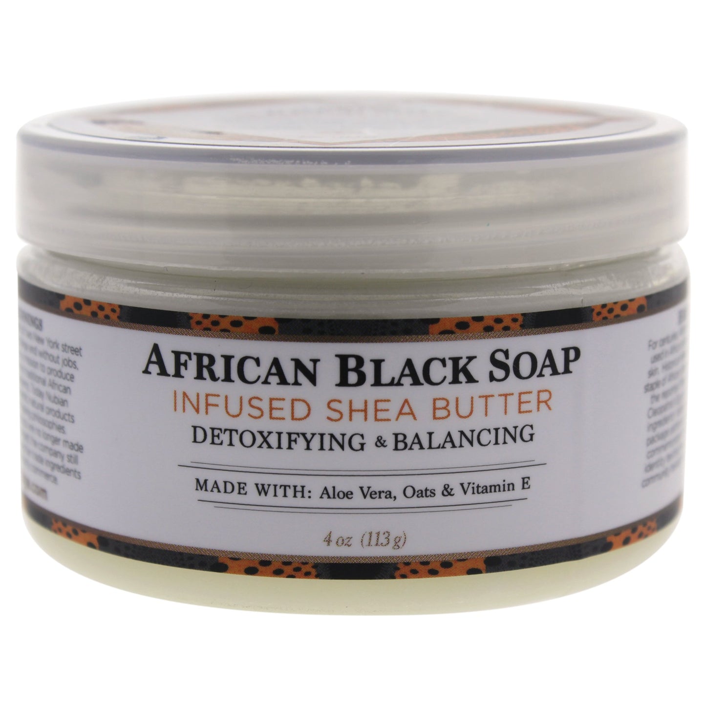 Shea Butter Infused with African Black Soap Extract by Nubian Heritage for Unisex - 4 oz Lotion