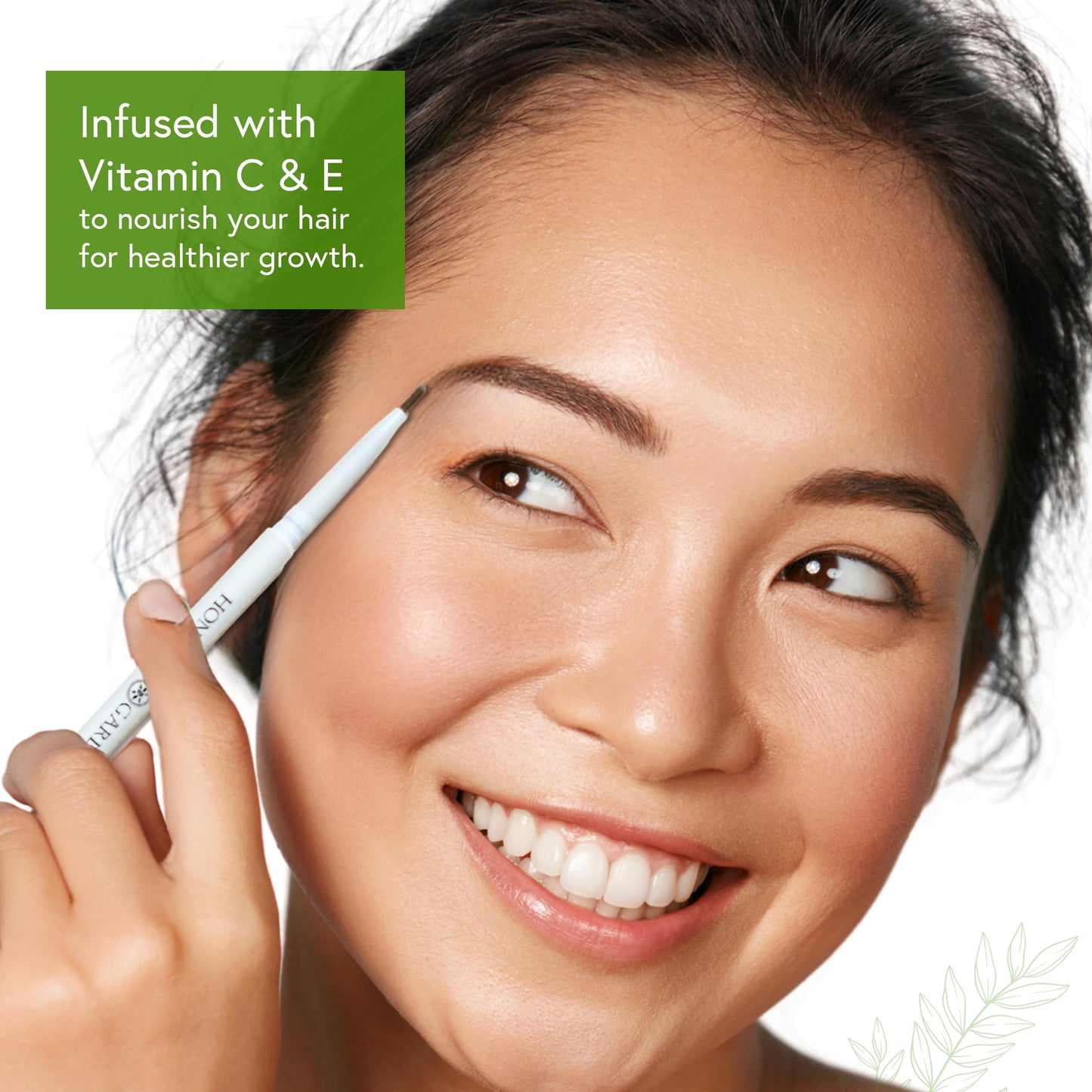 Honeybee Gardens Fine Point Brow Pencil, Mahogany, Long-Lasting Eyebrow Definition, Vegan, Cruelty-Free Beauty