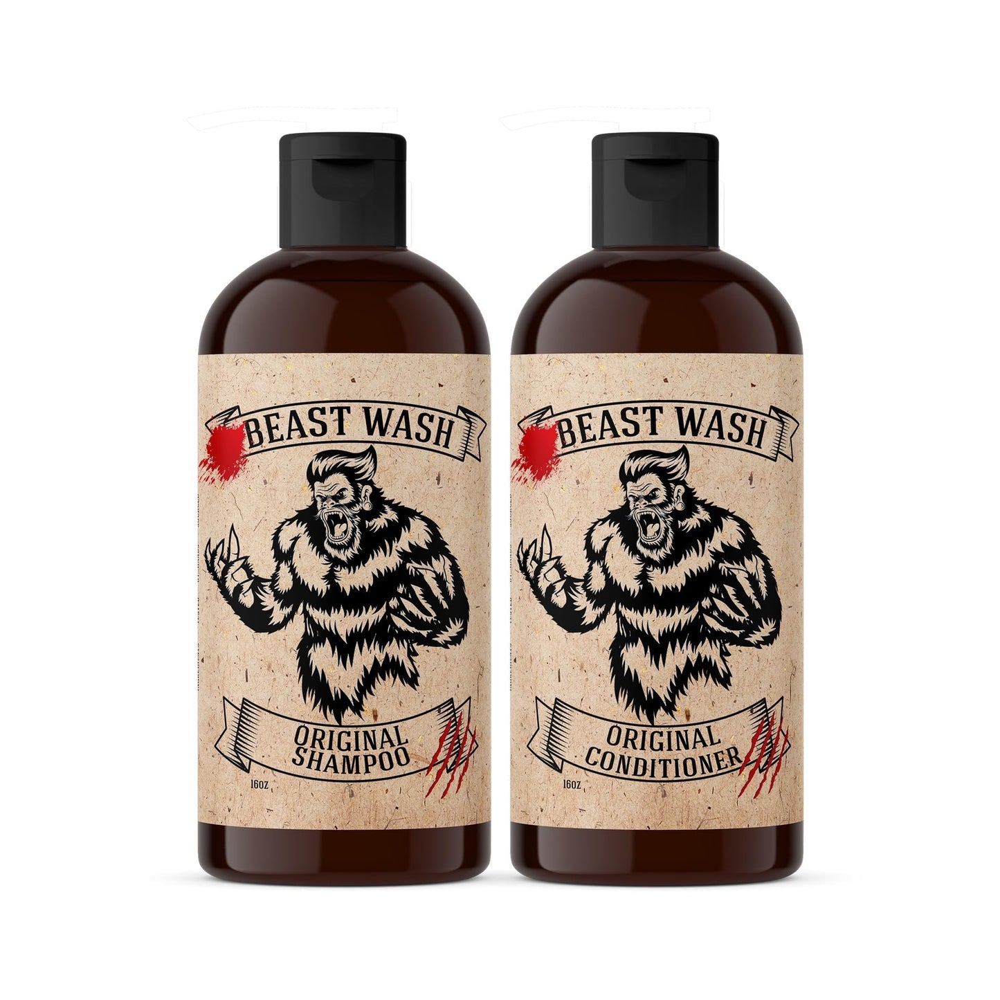 Johnny Slicks Hair Cleaning Kit - Supports Scalp & Hair Hydration - Organic Shampoo & Conditioner - Aloe, Shea Butter & Vitamin E - Original Scent - 2