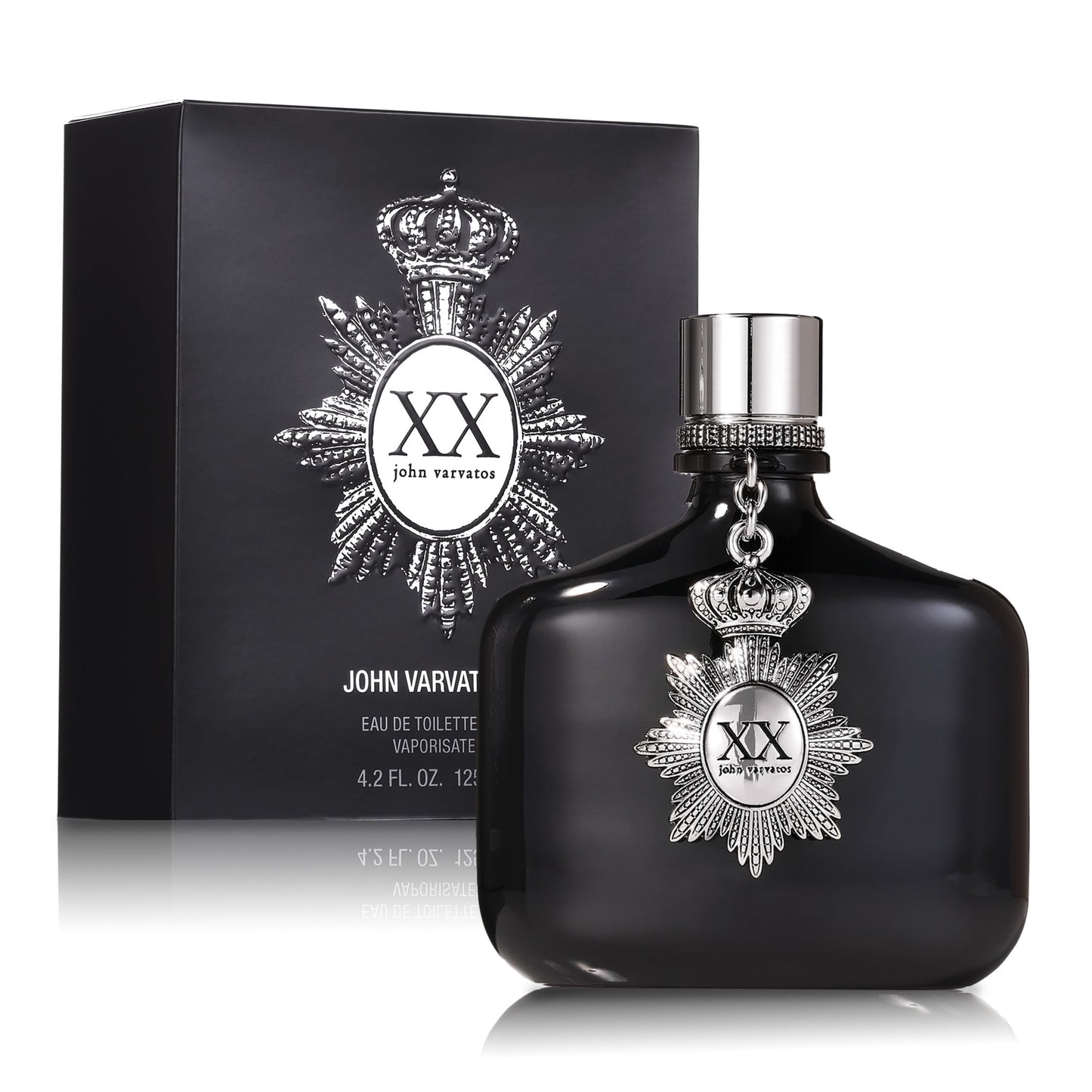 John Varvatos Men's Cologne, XX Eau de Toilette EDT Spray, Woody Oriental Scent with Notes of Cardamom, Orange Flower & Sandalwood, 4.2 fl oz