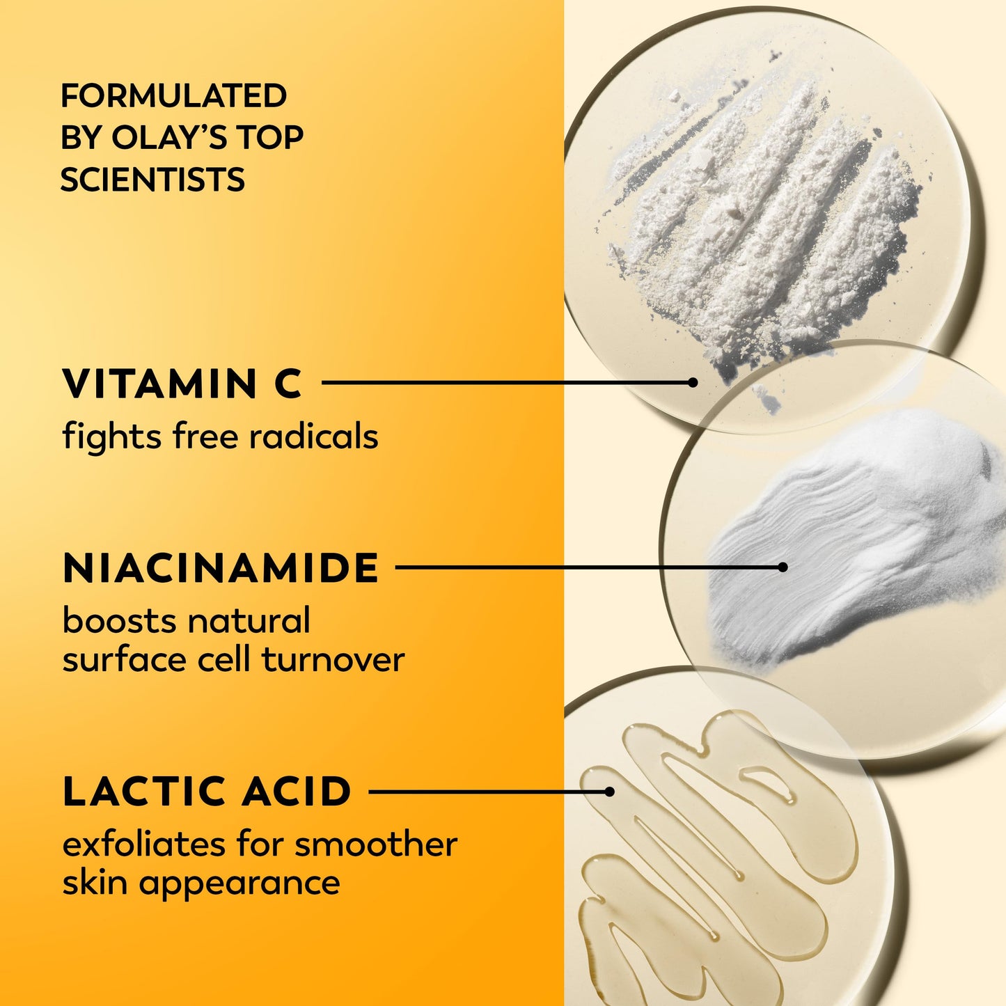 Olay Vitamin C Face Moisturizer, Brightening Cream for Women, Instant Hydration, Evens Tone, Dark Spot & Hyperpigmentation Reduction, Glowing Skin