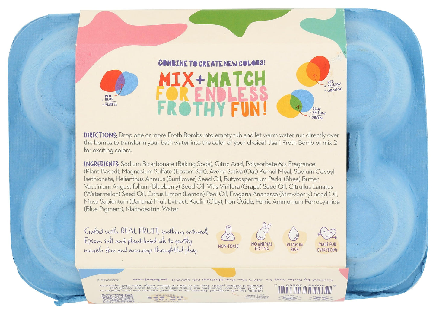 Pacha Soap Color Changing Froth Bomb 6 Count, 12 Oz