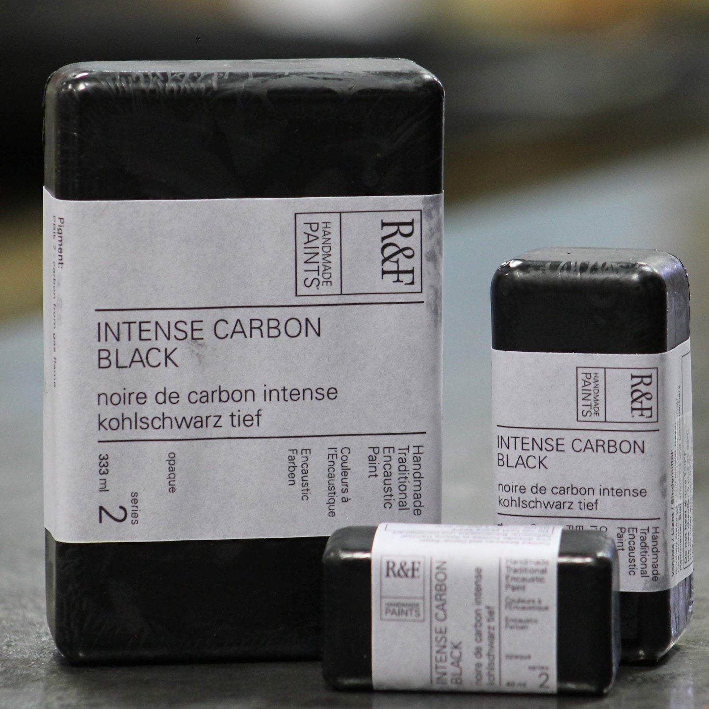 R&F Encaustic 104Ml Intense Carbon Black