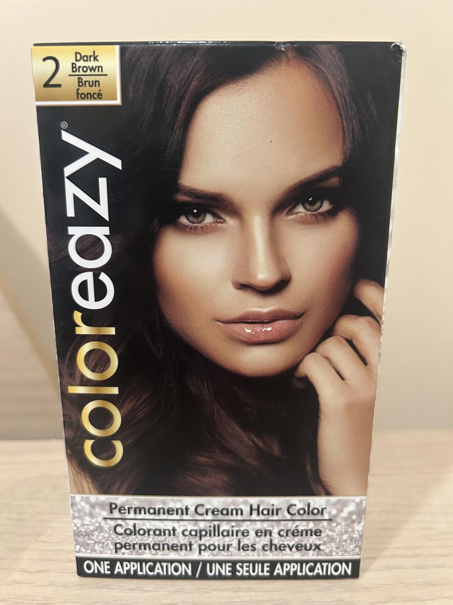 ColorEazy Permanent Cream Hair Color 2 Dark Brown - 3.47 oz,(De La Ritz)