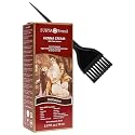 Surya Brasil All Natural HENNA Hair Color CREAM Plant Extracts, Semi-Permanent for Grey Coverage (with Brush) Brazil (CHOCOLATE)