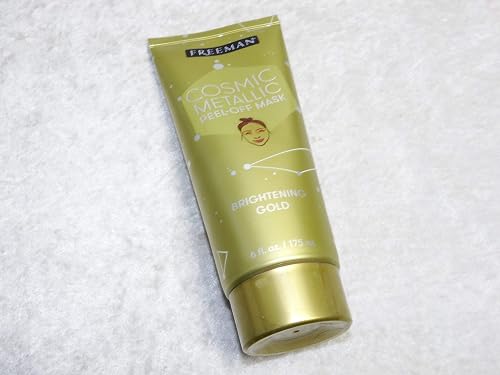 Cosmic Metallic Peel-Off Mask - Brightening Gold by Freeman for Women - 6 oz Mask