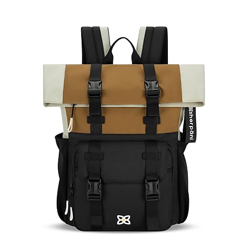 Sherpani Sedona, Travel Backpack Purse, Laptop Backpack, Recycled Nylon Backpack, Fits 15 Inch Laptop (Elmwood)
