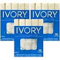 Ivory Soap, Original 3.17 oz Bars 10 each, Pack of 3 (30 Bars Total) Beauty & Personal Care Ivory
