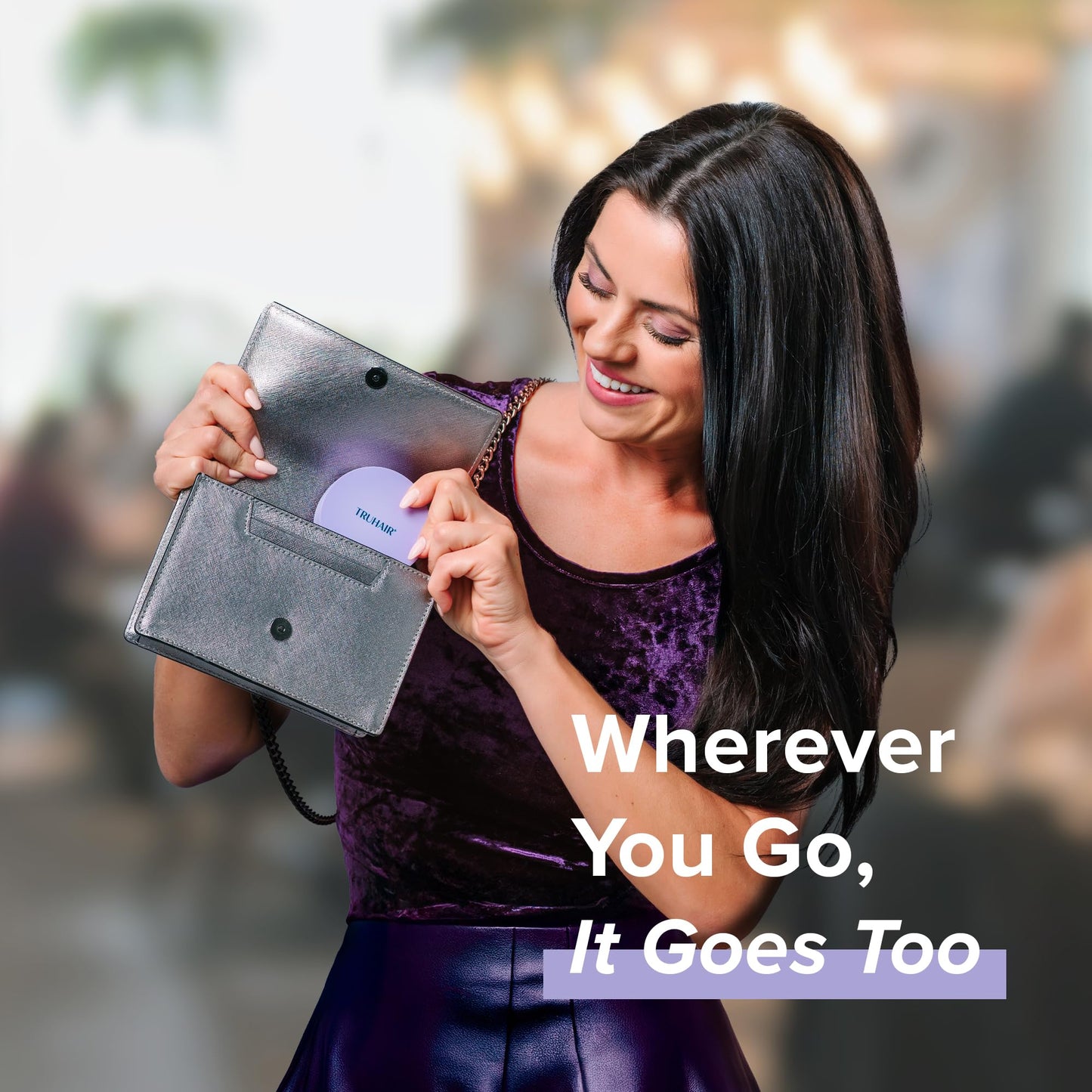 TRUHAIR Root & Scalp Cover Up Refill, Waterproof Pressed Powder for Gray Coverage, Bald Spots & Thinning Hair, Root Touch Up Color, 0.35 oz (Light