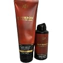 Bath & Body Works Body Men's Bourbon Body Cream and Spray 2 Piece Set