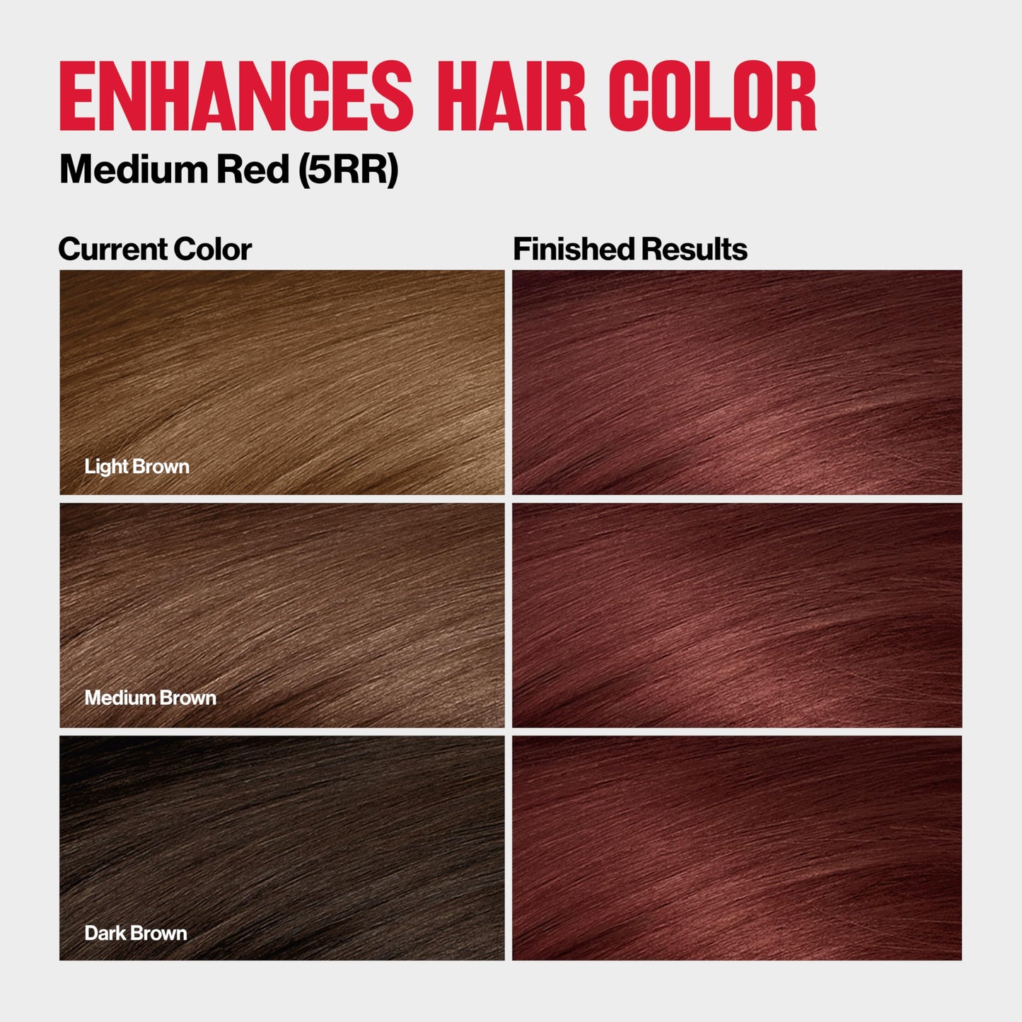 Revlon ColorSilk Tone + Gloss + Care Demi Permanent Hair Color, Dye Kit with Leave-In Scalp and Haircare Serum, 2x Shinier, 4x Stronger, 5RR Medium