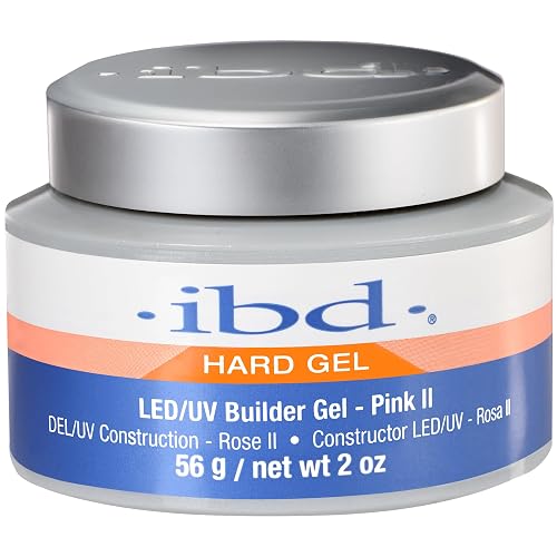 IBD Hard Gel LED/UV, Builder Gel, Pink II, 2 oz Beauty & Personal Care IBD