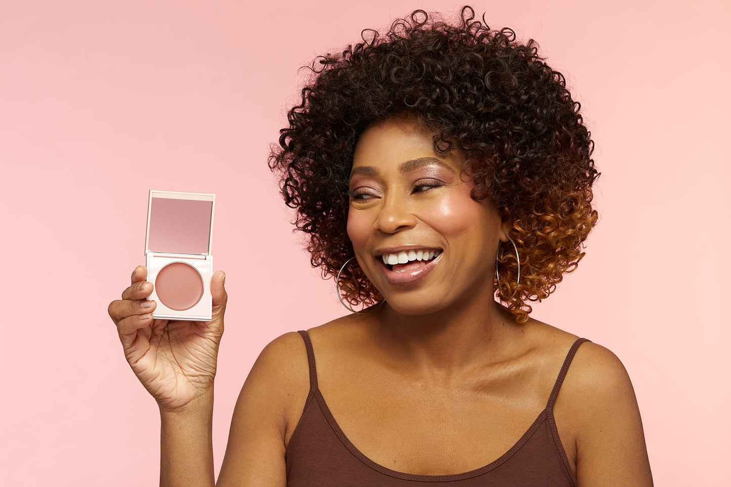 Sigma Beauty Cream Blush - Hydrating Cream Blush for Cheeks and Lips, Lightweight, Buildable Sheen Formula with Nourishing Ingredients (Cor-de-Rosa
