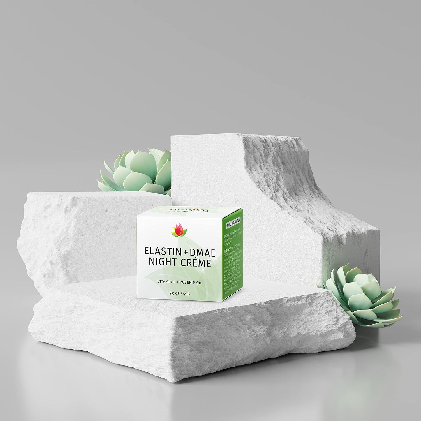 REVIVA LABS - Elastin + DMAE Night Créme 2PK (2.oz)