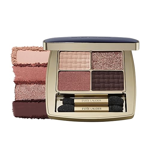 Estée Lauder The Essential Eyeshadow Quad Long-Lasting Palette | Shape, Sculpt, Magnify, Après Spree, 0.14 Ounce