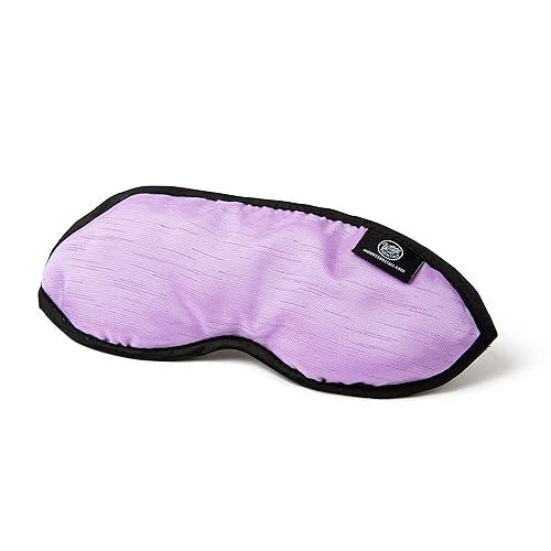 Wild Essentials Infusion Sleep Mask Infused with French Lavender, Includes resealable Pouch to Keep Fresh, Nose Bridge to Block Light Below Eyes