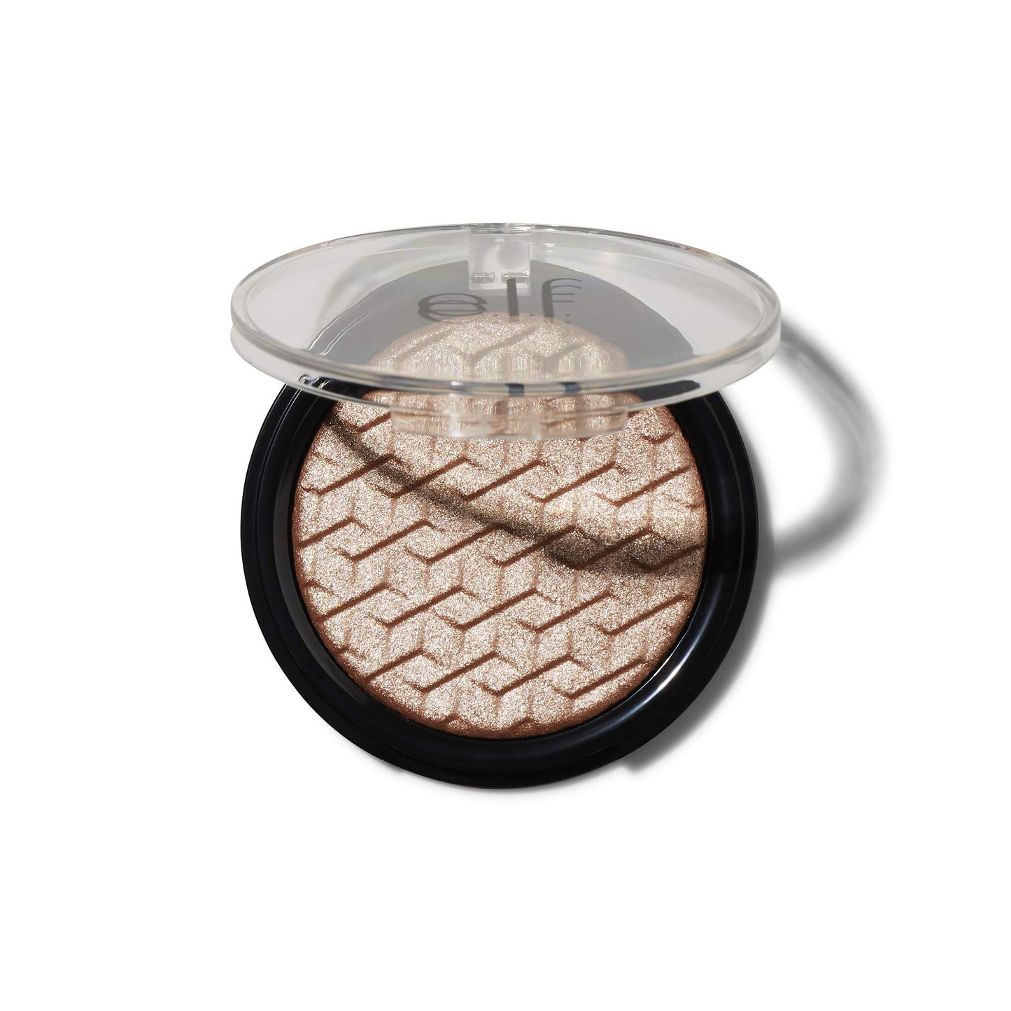 e.l.f. Metallic Flare Highlighter Versatile Jelly-like Formula, Multi-Dimensional, Buttery Soft, Applies Wet or Creamy Rose Gold, 0.18 Ounce