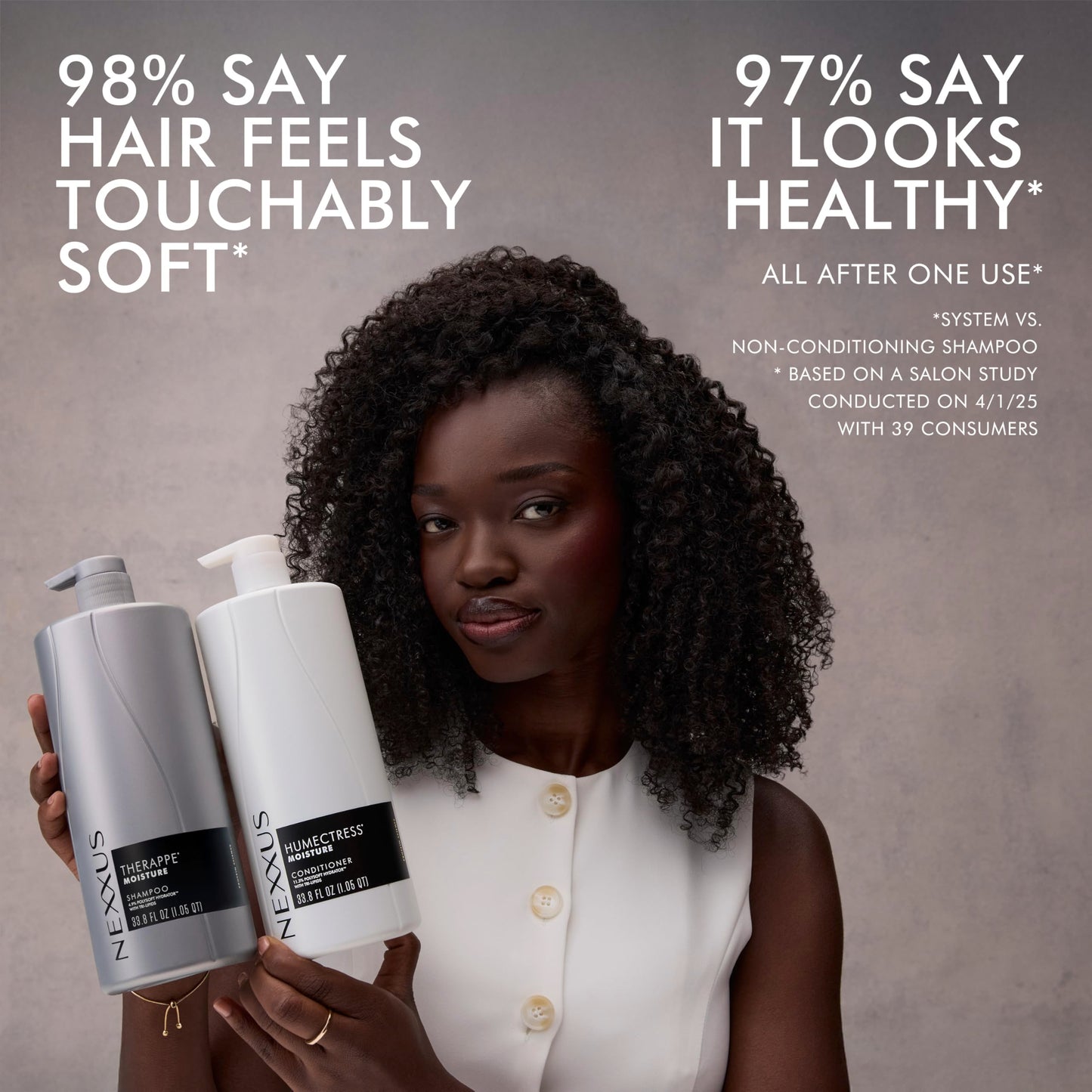 Nexxus Therappe Humectress Shampoo Conditioner 2 Count for Ultimate Moisture for Dry Hair Powered by Polysoft Hydrator Technology with Tri-lipids 33.8 Beauty and Personal Care Nexxus
