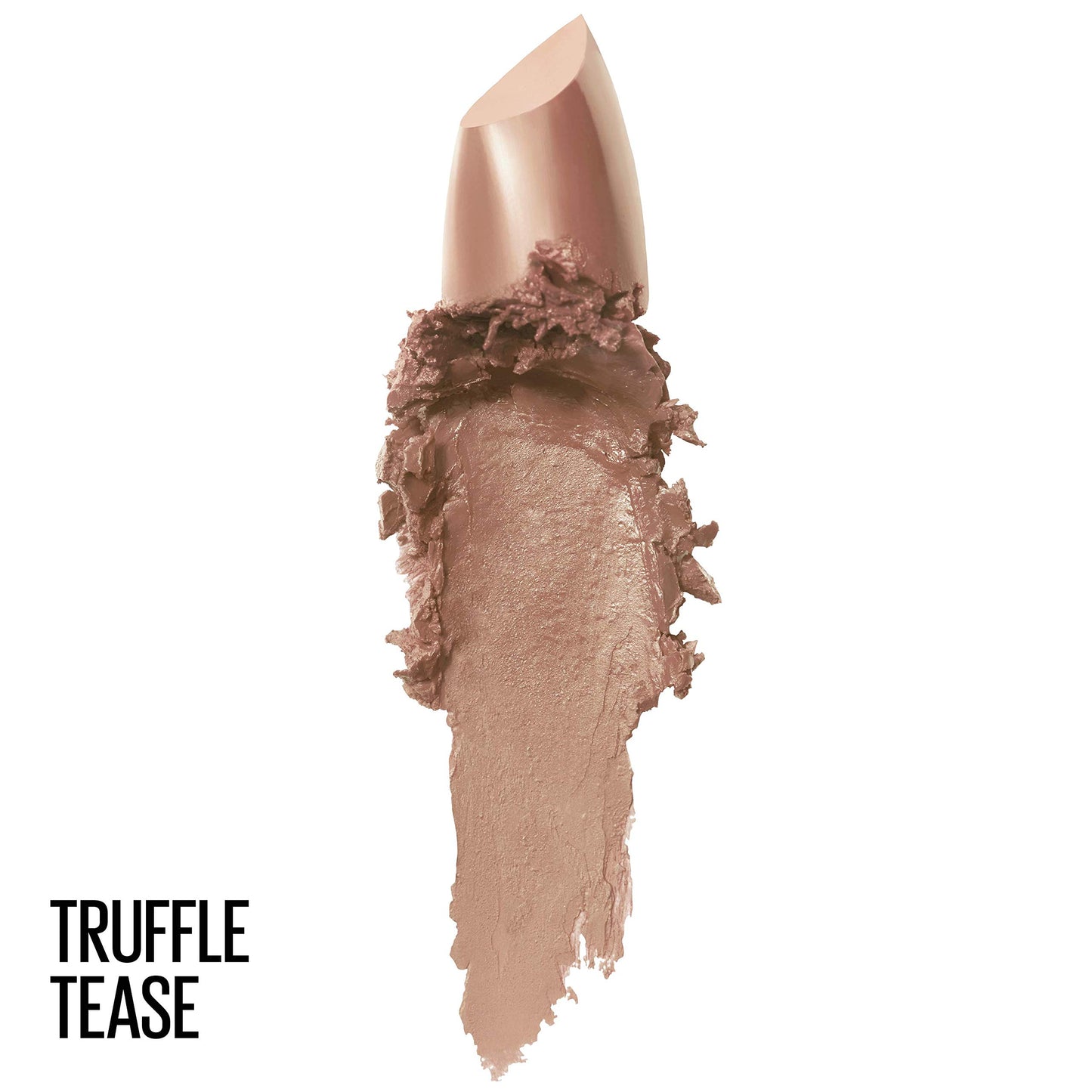 Maybelline Color Sensational Lipstick, Lip Makeup, Cream Finish, Hydrating Lipstick, Nude, Pink, Red, Plum Lip Color, Truffle Tease, 0.15 oz;