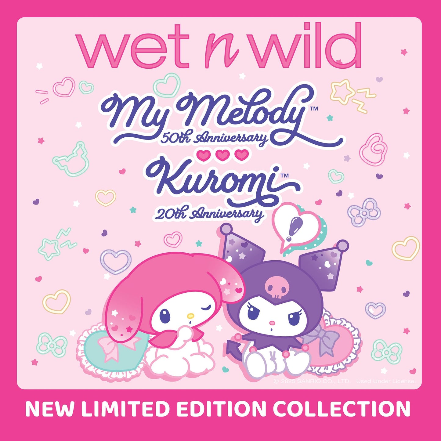 wet n wild My Melody and Kuromi Glitter Gel - Sweetheart