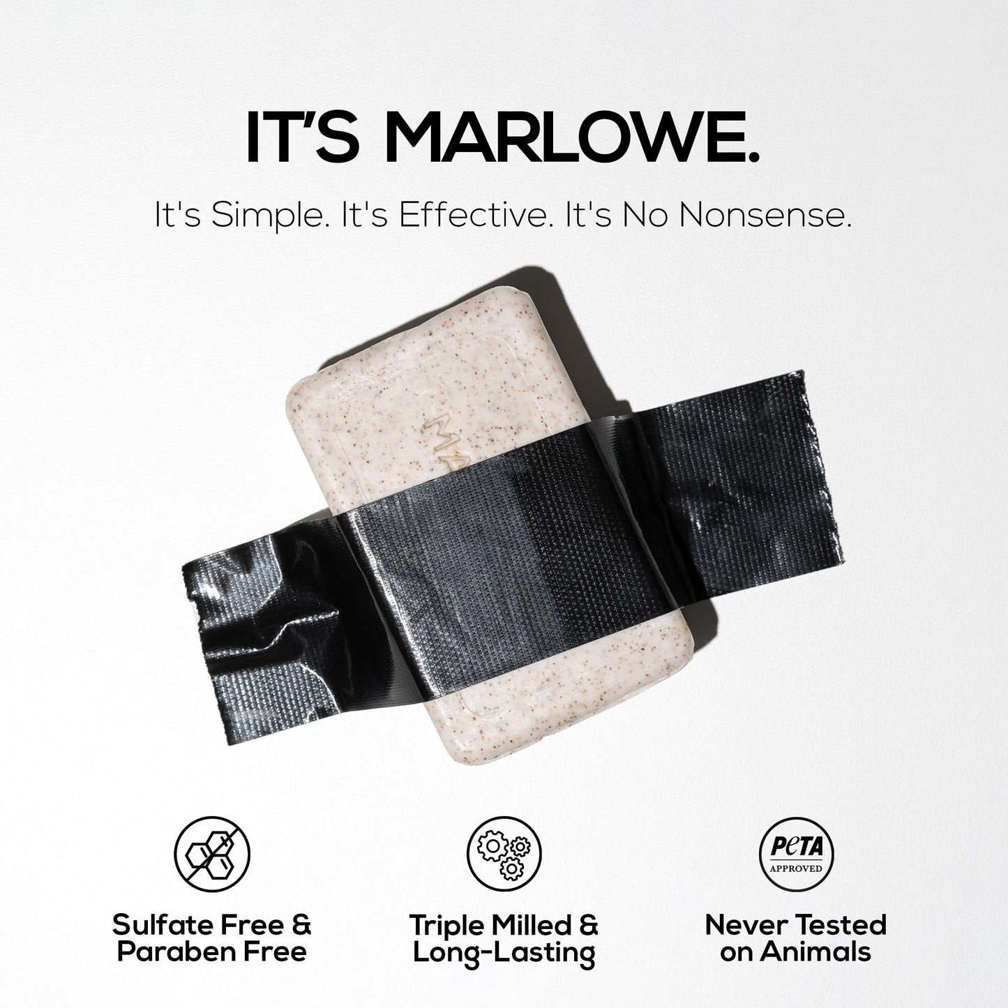 MARLOWE. Body Scrub Soap, Exfoliating Soap Bar, Sage + Fir, 7 oz Beauty and Personal Care MARLOWE.