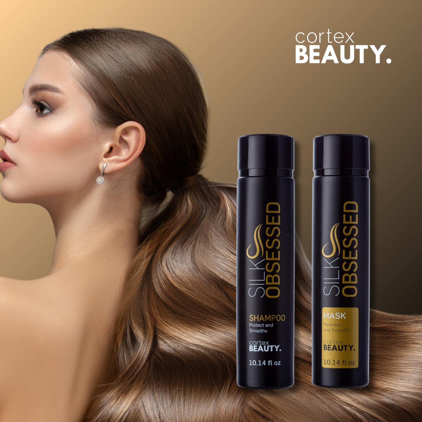 Silk Obsessed | Ultra Hydrating Shampoo & Mask Bundle | 10.14oz