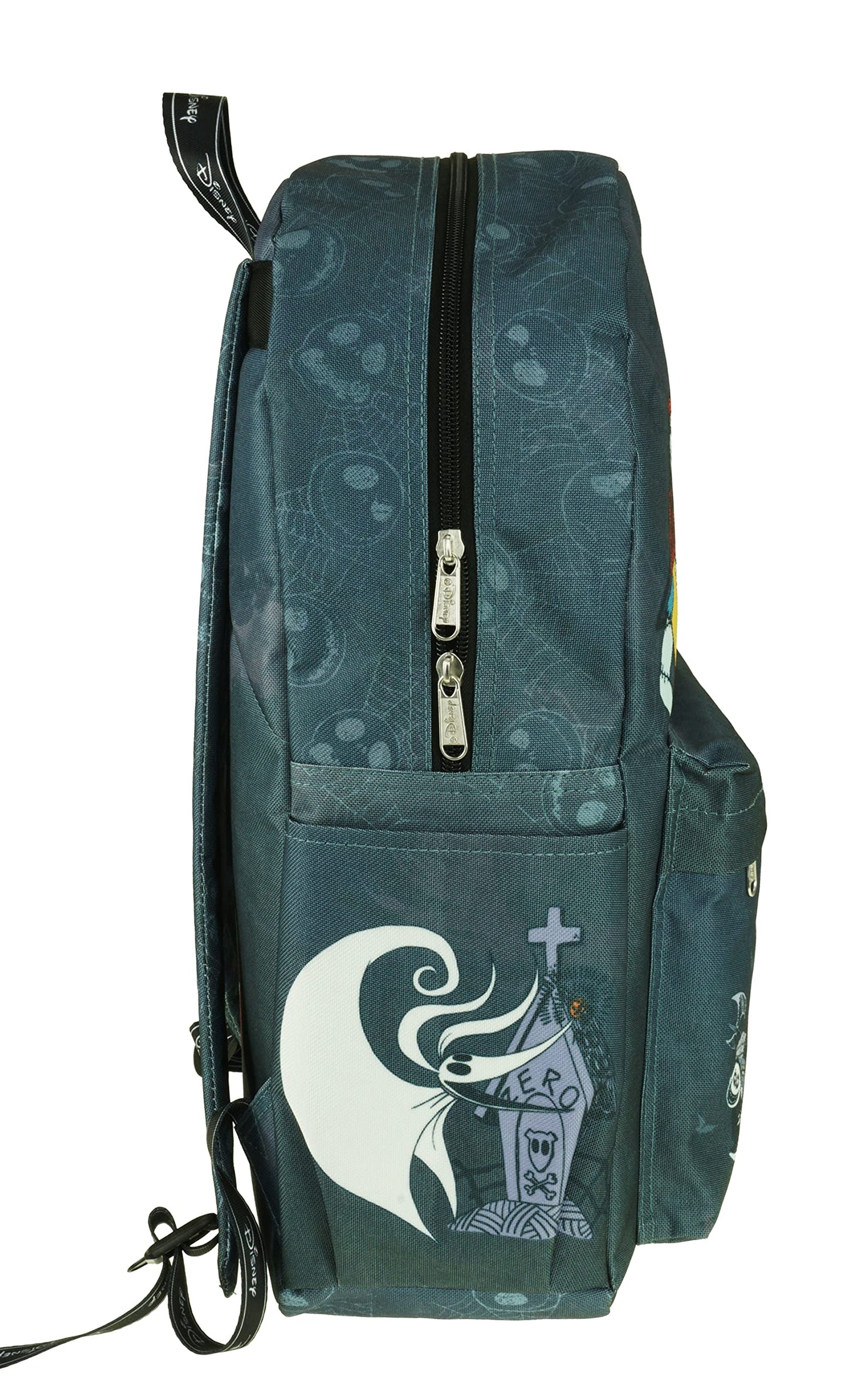 KBNL Classic Disney Nightmare Before Christmas Backpack with Laptop Compartment for School, Travel, and Work, Multicolor, Large Fashion KBNL