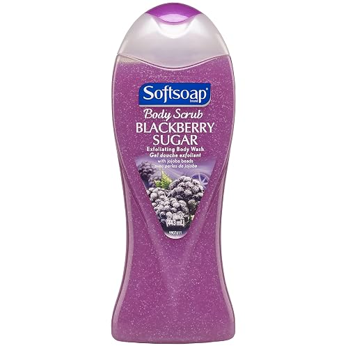 Softsoap Exfoliating Body Wash, BlackBerry Sugar Scrub - 15 Fluid Ounce Beauty & Personal Care Softsoap