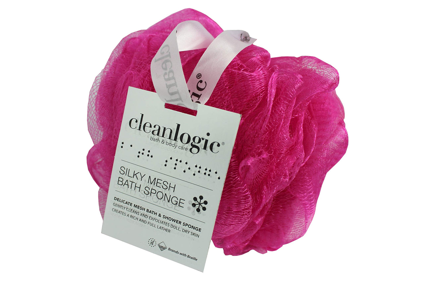 Clean Logic Silky Mesh Bath & Shower Sponge