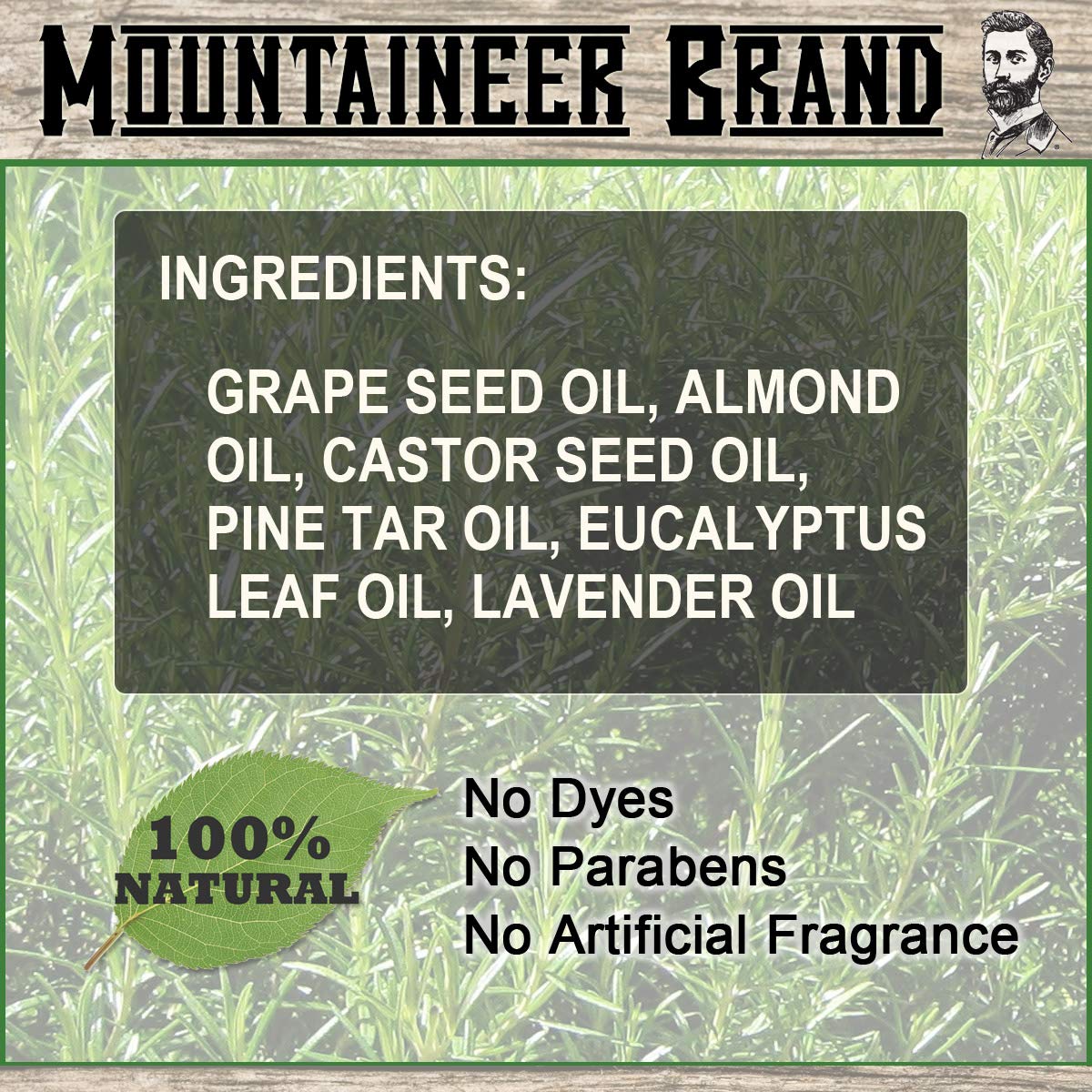 Mountaineer Brand Natural Beard Oil with Pine Tar Scent | Made in West Virgina | Hydrates, Moisturises, Softens & Conditions for Beard Growth | Treats