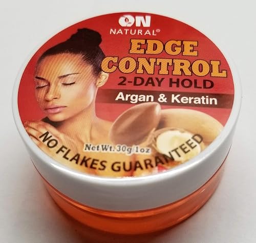 On Natural Organic Edge Control Hair Gel, Argan and Keratin
